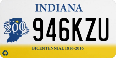 IN license plate 946KZU