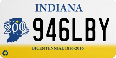 IN license plate 946LBY