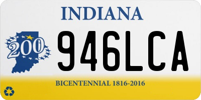 IN license plate 946LCA