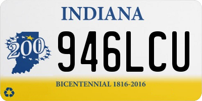 IN license plate 946LCU