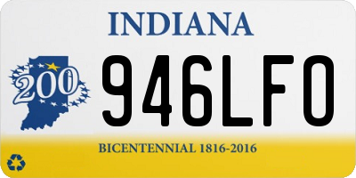 IN license plate 946LFO