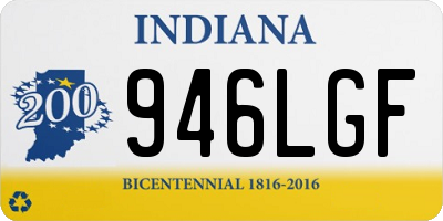 IN license plate 946LGF