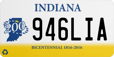 IN license plate 946LIA