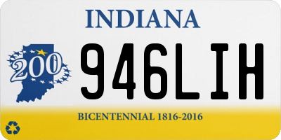 IN license plate 946LIH
