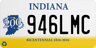 IN license plate 946LMC