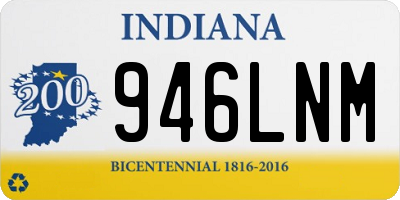 IN license plate 946LNM