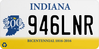 IN license plate 946LNR
