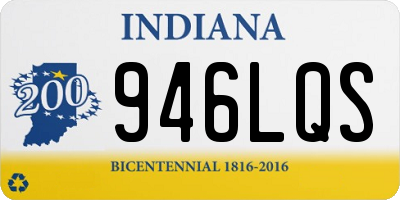 IN license plate 946LQS