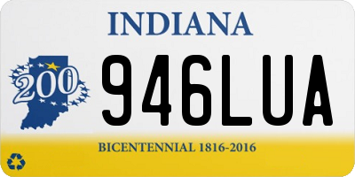 IN license plate 946LUA