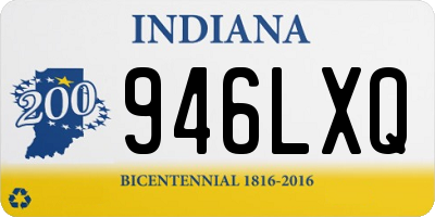 IN license plate 946LXQ