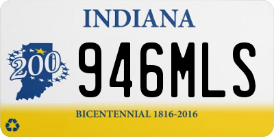 IN license plate 946MLS