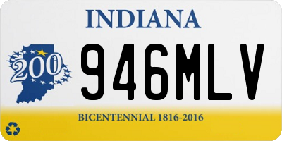 IN license plate 946MLV