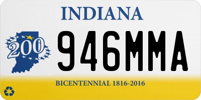 IN license plate 946MMA
