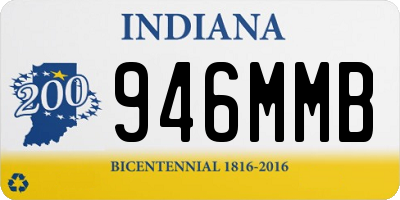 IN license plate 946MMB