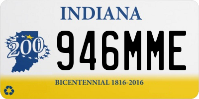 IN license plate 946MME