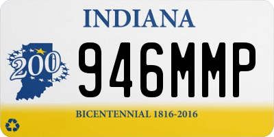 IN license plate 946MMP