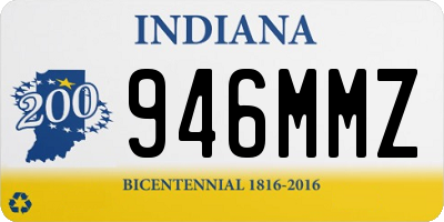 IN license plate 946MMZ