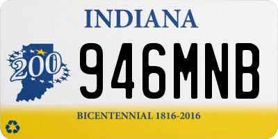 IN license plate 946MNB