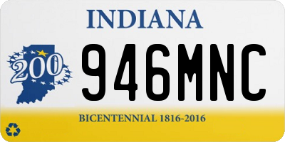 IN license plate 946MNC