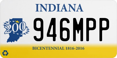 IN license plate 946MPP