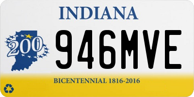IN license plate 946MVE