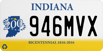IN license plate 946MVX