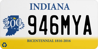 IN license plate 946MYA