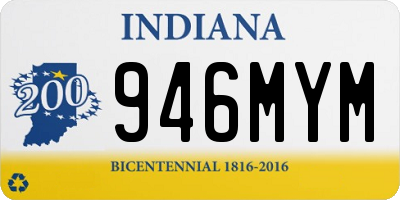 IN license plate 946MYM