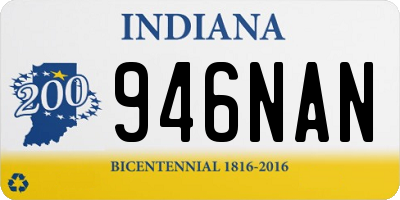IN license plate 946NAN