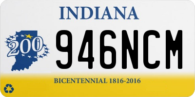 IN license plate 946NCM