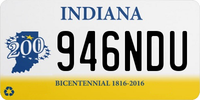 IN license plate 946NDU