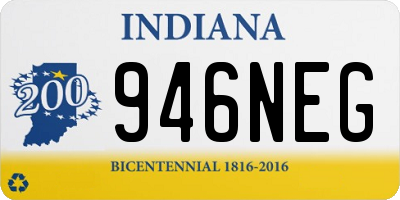 IN license plate 946NEG