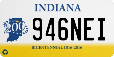 IN license plate 946NEI