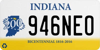 IN license plate 946NEO