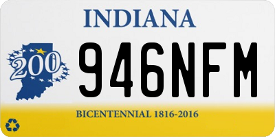 IN license plate 946NFM