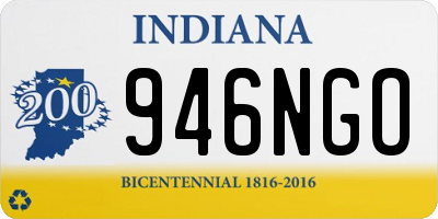 IN license plate 946NGO