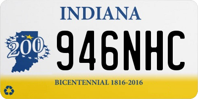 IN license plate 946NHC