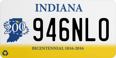 IN license plate 946NLO