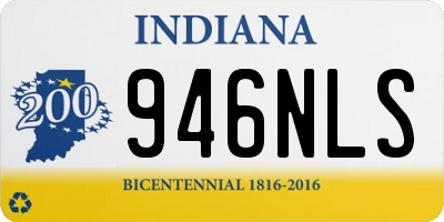 IN license plate 946NLS