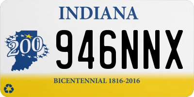 IN license plate 946NNX