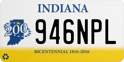 IN license plate 946NPL