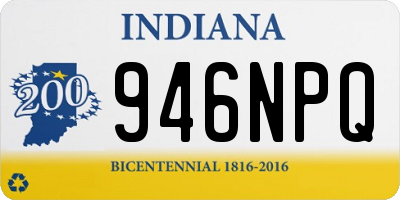 IN license plate 946NPQ