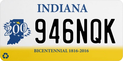 IN license plate 946NQK