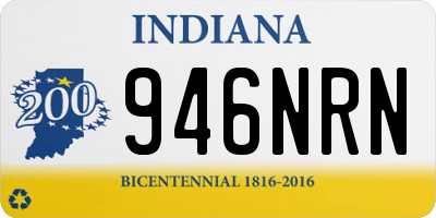 IN license plate 946NRN