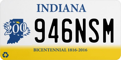 IN license plate 946NSM