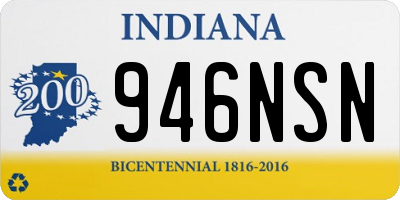 IN license plate 946NSN