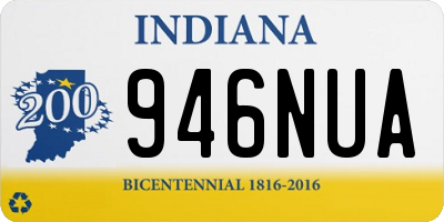 IN license plate 946NUA