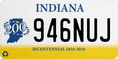 IN license plate 946NUJ