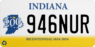 IN license plate 946NUR