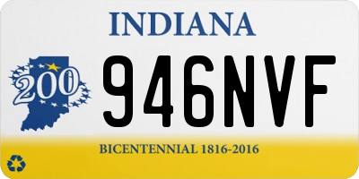 IN license plate 946NVF